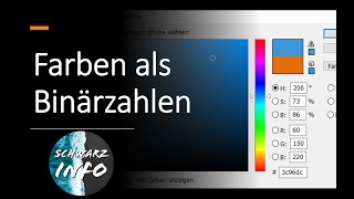 Farben als Binärzahlen  Umrechnung HexadezimalDezimalBinär [upl. by Nylynnej]