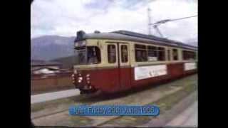 IVB tram departs Igls for Innsbruck in June 1986 [upl. by Enimrej]