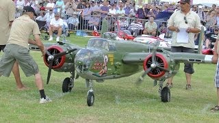 GIANT 16 SCALE RC AVRO LANCASTER 17ft SPAN  MWM WARBIRDS MODEL AIRCRAFT SHOW BARTONS POINT  2012 [upl. by Adena]