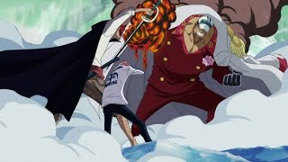 ONE PIECE DUBLADO  SHANKS PARA A GUERRA DE MARINEFORD [upl. by Atteinotna]