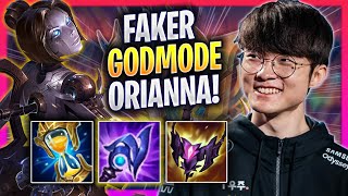 FAKER LITERALLY GOD MODE WITH ORIANNA  T1 Faker Plays Orianna MID vs Leblanc  Season 2023 [upl. by Imugem117]