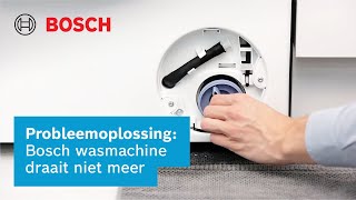 Probleemoplossing Bosch wasmachine draait niet meer  Complete Gids  Bosch Home België [upl. by Conny830]