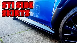 22 WRX Side Skirt Install [upl. by Werra]