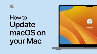 How to update macOS on your Mac  Apple Support [upl. by Aiblis498]