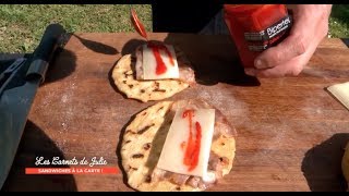 Recette  Taloa de Jon et Nicolas  Les Carnets de Julie  Les sandwiches [upl. by Cailly]