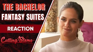 Reaction to The Bachelor Fantasy Suites Cutting Stems [upl. by Anawot]