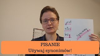 PISANIE Używaj synonimów [upl. by Arannahs472]