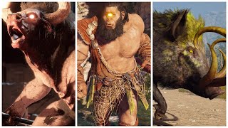 【ACODYSSEY】Stream Highlight 1 Fights with Minotaur Erymanthian Boar and Steropes [upl. by Ebsen]