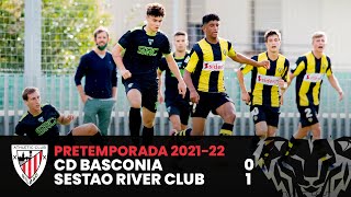 RESUMEN  CD Basconia 01 Sestao River  Lagunartekoak 202122 [upl. by Elvah]