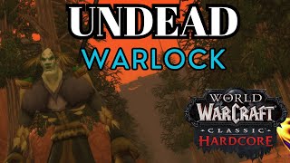 World of Warcraft Classic Hardcore  Undead Warlock  Books and Spiders [upl. by Ailecra514]