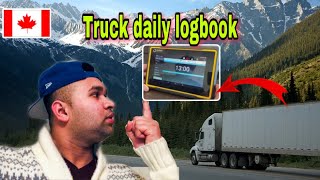 Truck electronic logbook in Canada 🇨🇦 Isaac logbook truck daily logbook 2021 [upl. by Licna61]