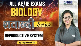 Shatabdi Series for All AEJE Exams 2024  Biology  Reproductive System MCQ  by Satpreet Maam [upl. by Jenilee929]