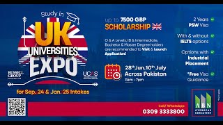 Discover Your Future UK Universities EXPO 2024  Your Gateway to Higher Education [upl. by Saxena]