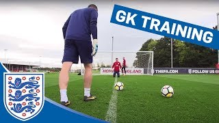 Four Keeper Drill Crosses amp More at Goalkeeper Training  Inside Training [upl. by Hola]