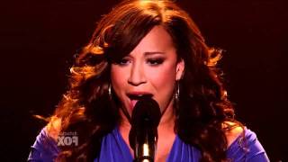 X Factor USA  Melanie Amaro  The worlds Greatest  Live Show 5  Top 9 [upl. by Jeanie]