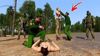 🔴Quickly Ukrainian Sniper Saves Ukrainian Girl Soldier Nearly Disarmed by Russian General  ARMA 3 [upl. by Akinak]