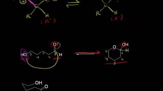 Formation of hemiacetals and hemiketals  Aldehydes and ketones  Organic chemistry  Khan Academy [upl. by Bern]