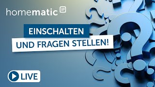 Homematic IP Live  Smart Home FAQ mit Holger [upl. by Kylah]