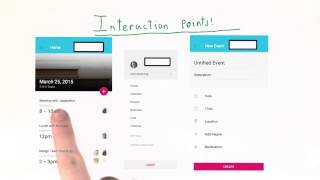 Interaction Points Example  LowFidelity Prototypes amp User Research  Rapid Prototyping  Udacity [upl. by Romilda98]