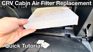 2018 Honda CRV How to replace cabin air filter [upl. by Lancey]