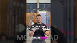 tendinitis tendinite shouldermobility shoulderworkout personaltrainer mobilityworkout tips [upl. by Arlon]