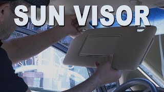 Sun Visor Replacement Removal  2006 Subaru Tribeca [upl. by Karwan]