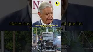 AMLO minimiza violencia en Culiacán dice que no es un asunto de riesgo ¿Qué opinas😳 [upl. by Aseefan788]