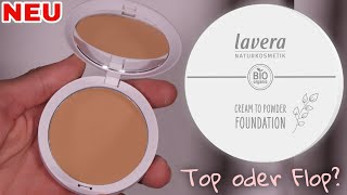 Beste Naturkosmetik Foundation Lavera Cream to Powder Review vegan tierversuchsfrei  Ginkgomen [upl. by Aicemed]