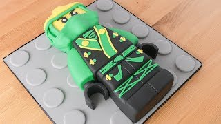 LEGO Ninjago  Torta decorada de Lloyd  Tan Dulce [upl. by Nerita]