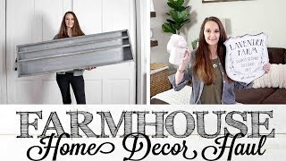 Farmhouse Home Decor Haul  RAE DUNN amp MAGNOLIA HOME [upl. by Kimmy]