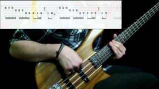 Red Hot Chili Peppers  Dark Necessities Bass Cover Play Along Tabs In Video [upl. by Glynas]