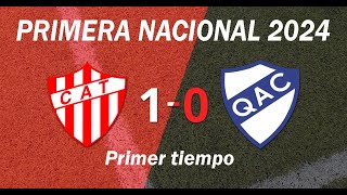 Talleres RE vs Quilmes  Primera Nacional 2024 Zona A Fecha 21 Primer Tiempo [upl. by Ewens]