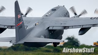 C130 Hercules Demonstration  Cleveland National Air Show 2022 [upl. by Gretta350]