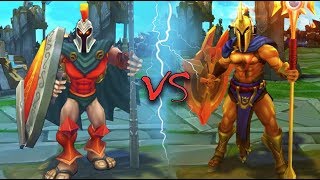 PANTHEON REWORK ALL SKINS Old VS New Comparison  League of Legends [upl. by Ilaw849]