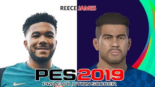 REECE JAMES  PES 201920202021  FACE BUILD amp STATS [upl. by Asyral]