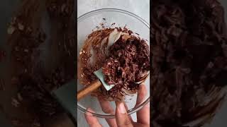 HEALTHY DESSERT OAT AND CHOCOLATE BITES  4 INGREDIENTS ONLY shorts [upl. by Kira]