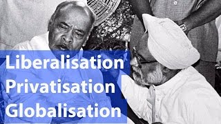 Liberalisation उदारीकरण Privatisation निजीकरण amp Globalisation वैश्वीकरण  Indian Economy [upl. by Marla]