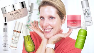 OVER 40 PM SKINCARE ROUTINE  ELEMIS OSMOSIS ALASTIN REVISION AND MORE [upl. by Kerby210]