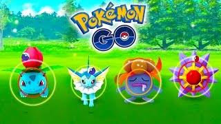 WILD VAPOREON GLOOM STARMIE IVYSAUR  MORE IN POKEMON GO Wild Pokemon Go Catching Spree Ep4 [upl. by Kirkpatrick]