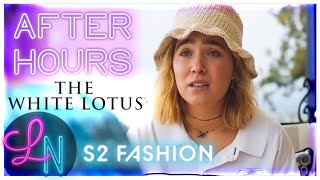 White Lotus Haley Lu Richardson on the Intense Response to Portias Outfits [upl. by Nibla]