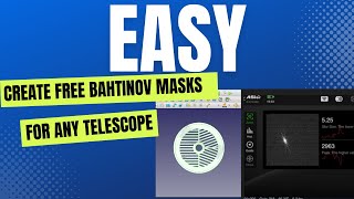 How To Make Custom Bahtinov Masks For Free With a 3D Printer amp FreeCAD [upl. by Yrogreg]