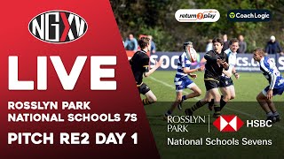 LIVE RUGBY 7s ROSSLYN PARK HSBC NATIONAL SCHOOLS 7s 2022  PITCH RE2 DAY 1 [upl. by Aretina692]