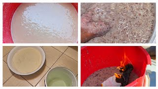 How to make 20ltr Umqombothi traditional beer 🍺  Different quick and easy method [upl. by Atilef]