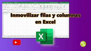 Cómo inmovilizar filas y columnas en Excel [upl. by Doykos784]