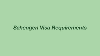 SCHENGEN VISA REQUIREMENTS for Philippine Passport holders [upl. by Christiansen]