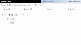 Zadanie 5  trening do matury z matematyki [upl. by Adlog]