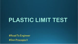 Atterberg Limits Plastic Limit Test  ASTM D4318 [upl. by Kenwood]