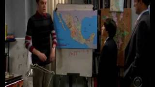 The Big Bang Theory  Sheldons and Howards first flight S07E17 HD [upl. by Edaw893]