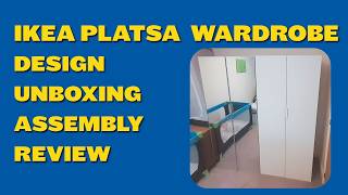 IKEA PLATSA Wardrobe Assembly Design Unboxing and Review [upl. by Egiedan]