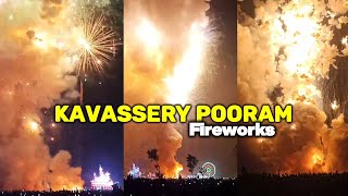 Kavassery Pooram Fireworks 2k24 വാവുള്ളിപുരം ദേശം കഴനിദേശം കാവശ്ശേരി ദേശംഎന്നീ ദേശങ്ങളുടെ പ്രകടനം [upl. by Orodisi]